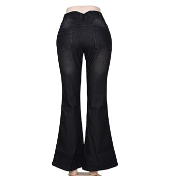 パンツ archive LAGUST black flare deim pants archive lagust black flare deim pants Thrashed Flare Denim
